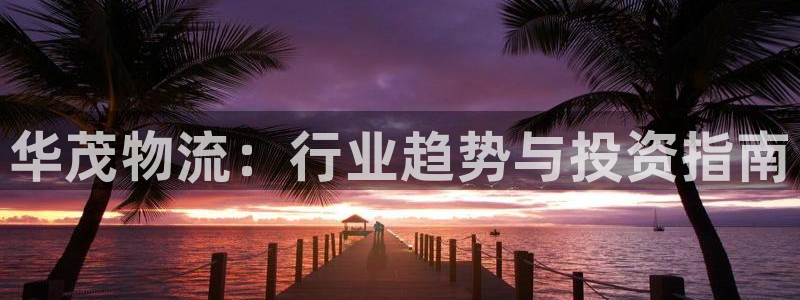 超凡国际下载不了：华茂物流：行业趋势