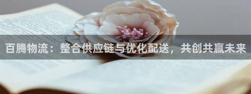 超凡国际app怎么注册账号：百腾物流：整合供应链与优化配送，